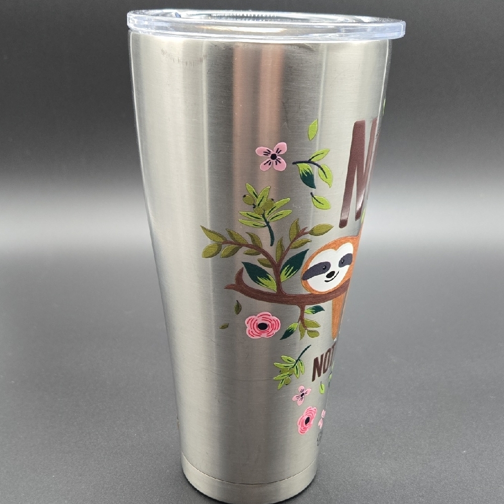 Tervis Stainless Steel Tumbler with Sloth and Floral Design - Picture 4 of 9